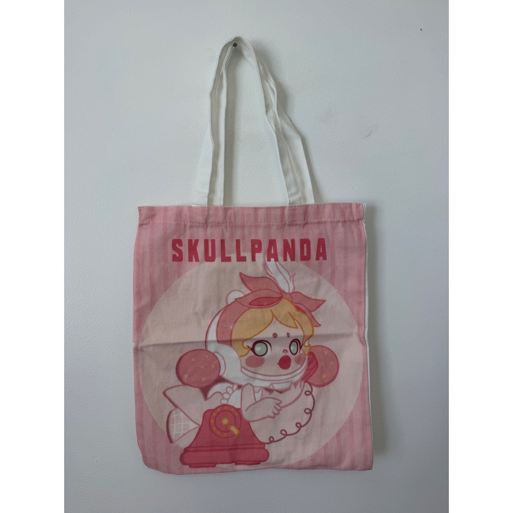 SKULLPANDA-Inspired Red Telephone Canvas Tote – NWOT